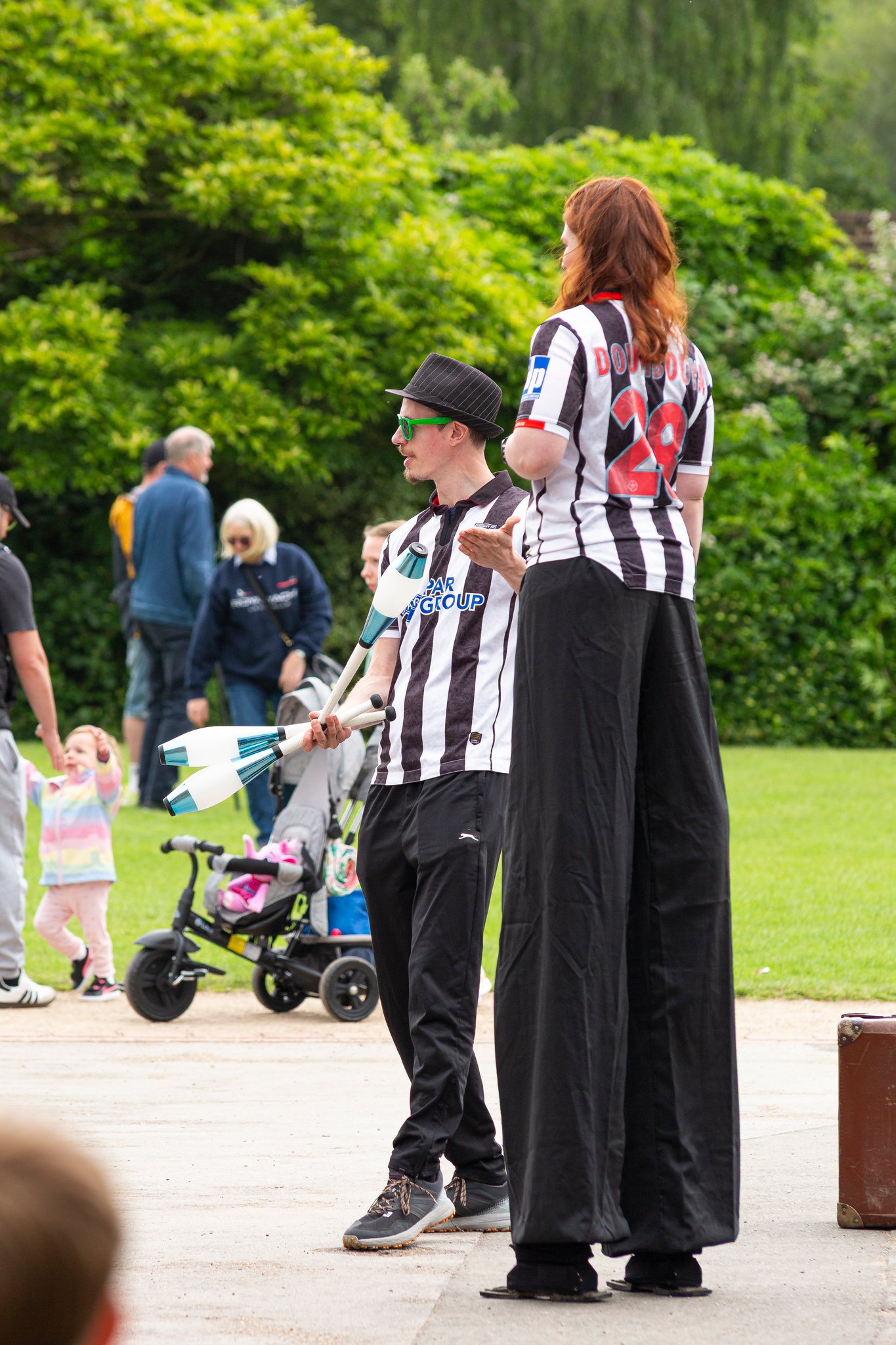 Football Theme Stilt Walkers