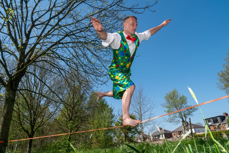 Slackline Performer Preston Event