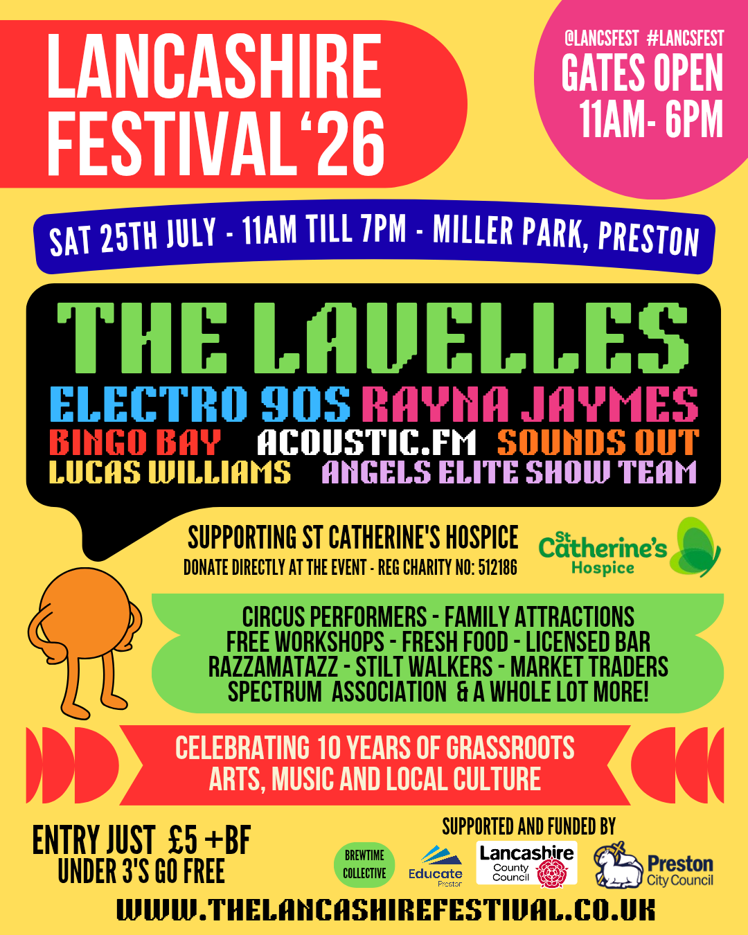 The Lancashire Festival 2026 Flyer
