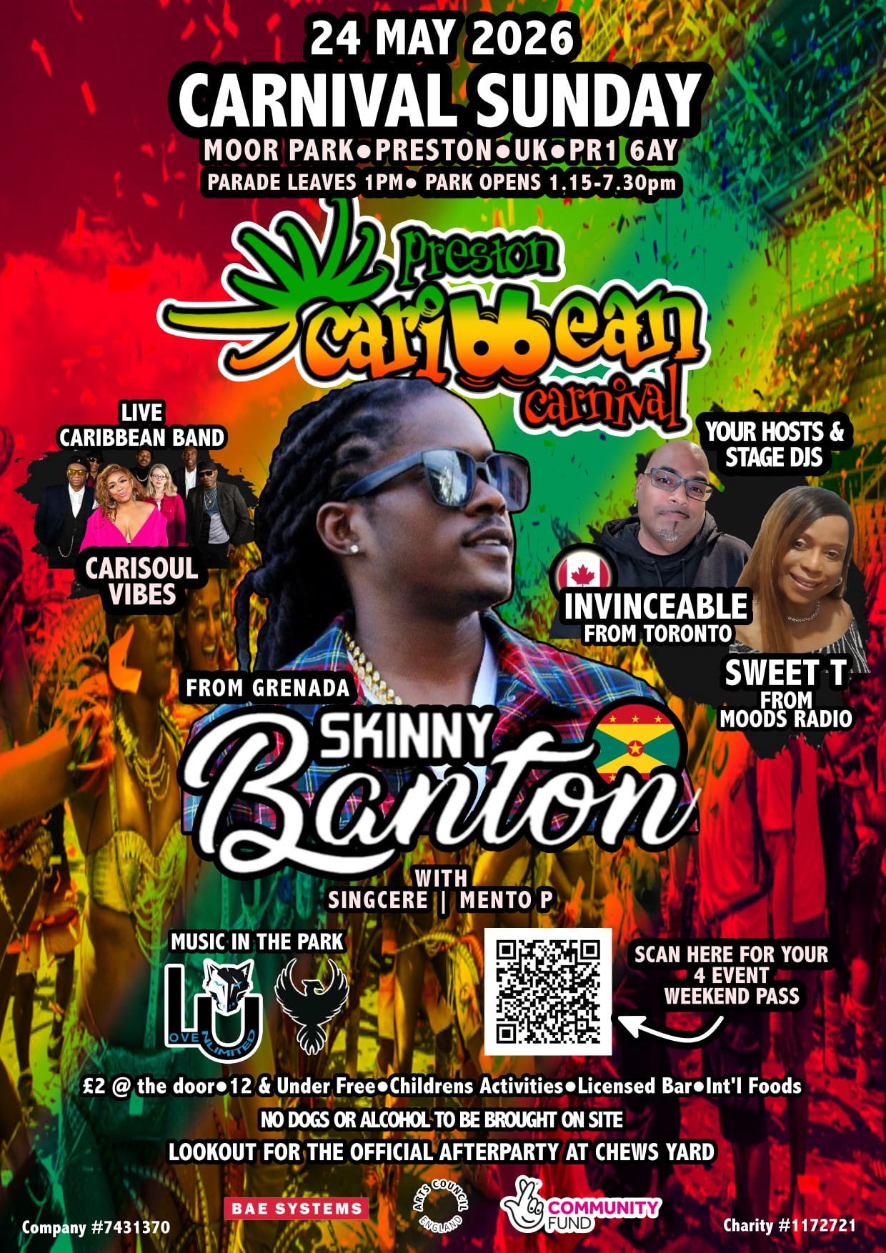 Preston Caribbean Carnival Flyer 2026